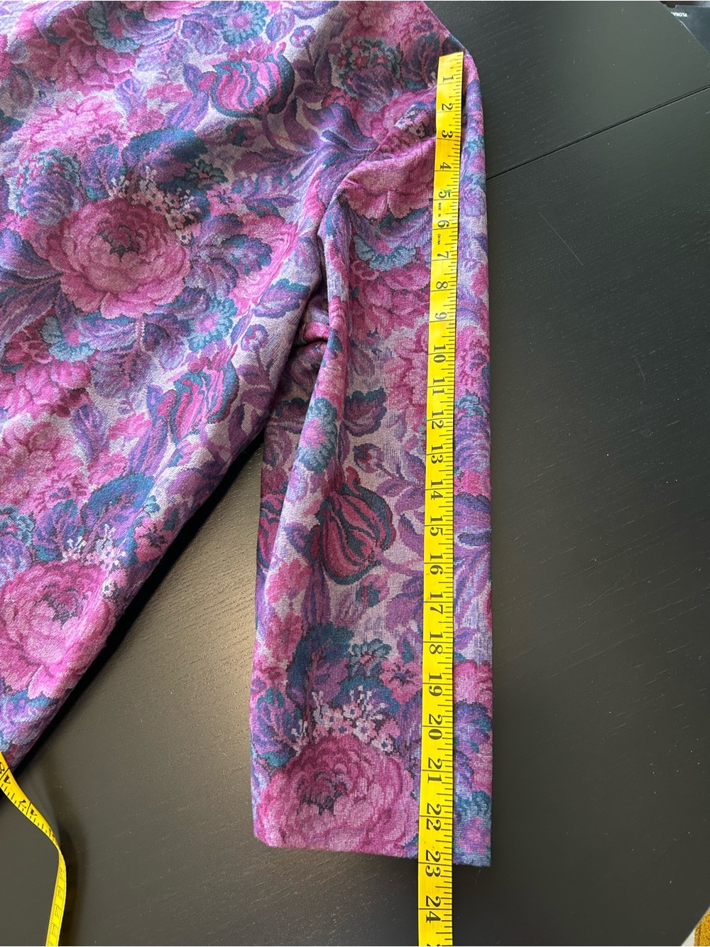 Vintage Functionals Collection Floral Tapestry Blazer Purple Pink Boho Chic XL - Picture 12 of 12